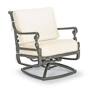 com Carlisle Swivel Outdoor Rocker Outdoor Lounge Chair with Cushions 