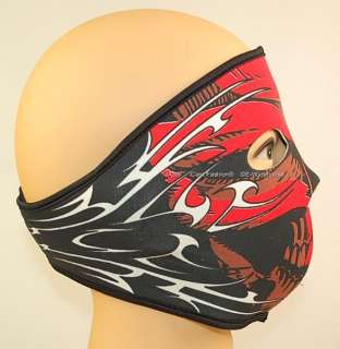 Dirt Bike Neoprene Thermal Costume Face Nose Mouth Mask  