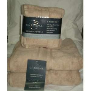 Luxury 6pc Bath Towel Set   100% Hygro Cotton   Linen  