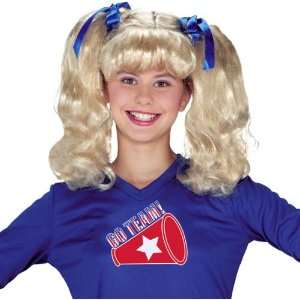  Girls Cheerleader Costume Wig Toys & Games