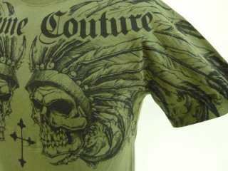 Xtreme Couture Chief military green tee size XXL  