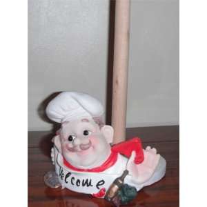  Chef Polyresin Welcome Paper Towel Holder
