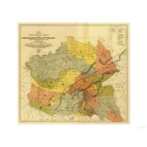 Former Limits of Cherokee Nation of Indians No.1   Panoramic Map 