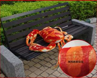 32 Realistic RED Crab Plush Stuffed Animal Toy PUPPET  