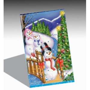 Christmas Snowman Advent Calendar with Solid Milk Chocolate Presents 