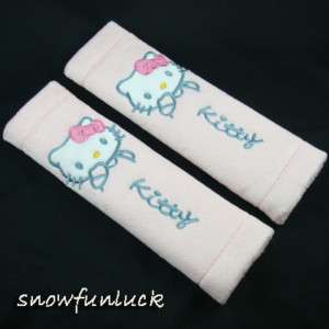 pcs cute Hello Kitty Sanrio Car Seat Belt Cover PINK  