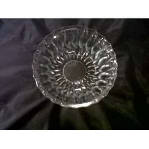   BEAUTIFUL VINTAGE H G #4056 CLEAR GLASS BOWL 