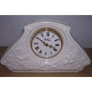  Belleek Parian China Mantel Clock 
