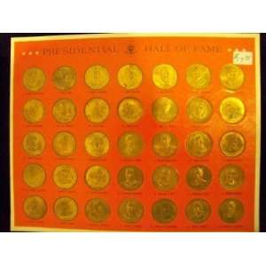   Franklin Mint Presidential Hall of Fame 35 Coin Set 