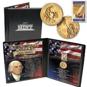    James Madison Presidential Coin and Stamp Set 