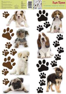 PUPPY DOG 27 Wall Stickers Room Decor PAW PRINTS Decals  