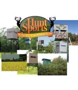 hunting trailer blind portable atv mobile deer stand tower HuntSports 