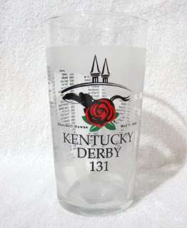 Kentucky Derby Collectors Glasses Tumbler 2005 131st Running  