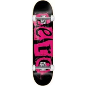  Zero Punk Complete Skateboard   8.0 Black/Pink Veneer W 