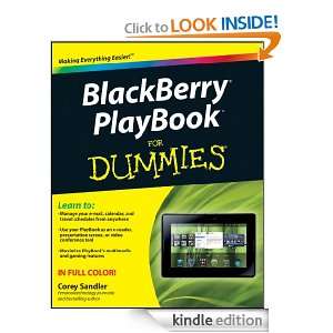 BlackBerry PlayBook For Dummies (For Dummies (Computer/Tech)) [Kindle 