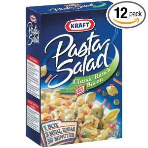 Kraft Pasta Salad Classic Ranch With Bacon, 6.6 Ounce Boxes (Pack of 