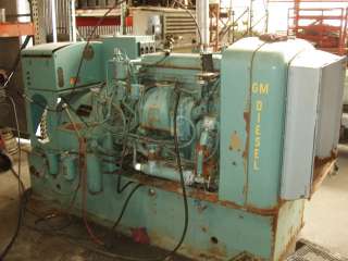 71 DETROIT GM 40KW 1200 RPM DIESEL GENERATOR  