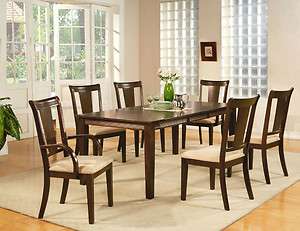 7PC RECTANGULAR DINING ROOM SET TABLE AND 6 CHAIRS  