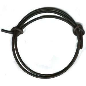   Black Adjustable Leather Cord Surf Bracelet Anklet 