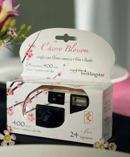 15)Cherry Blossom Disposable Wedding Cameras Summer  
