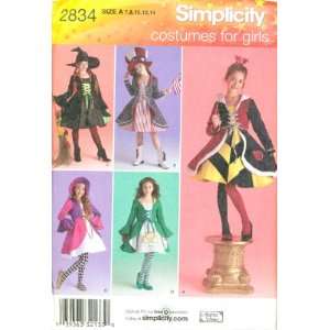  Simplicity 0487 2834 sewing pattern makes Girls Halloween Costumes 