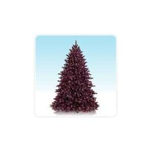  7 Cranberry Crush Colored Artificial Christmas Tree with 