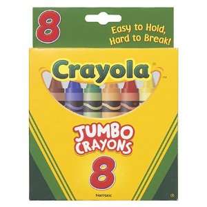  Crayons Jumbo 8Ct Peggable Tuck Box