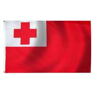  Tonga Flag 3X5 Foot E Poly Patio, Lawn & Garden