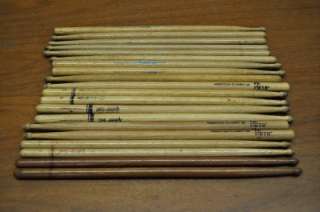 Lot of 20 Drumsticks  Various Makers; Pro Mark, Vic Firth, Unnamed 
