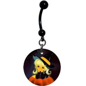  Halloween Cute Witch Belly Ring Jewelry