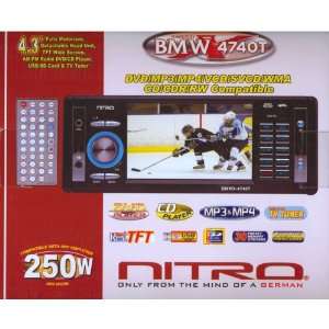  Nitro (BMW 4740T) In Dash Multi Media Player w/4.3 TFT Monitor 