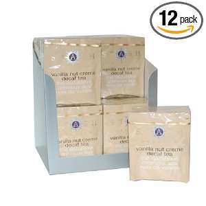 Stash Tea Company Decaf Vanilla Nut Creme Black Tea 12/10, 0.55 Ounce 