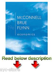 Economics Principles, Problems, and Policies 19th by Brue, McConnell 