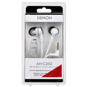  Denon AH C252W In Ear Headphones (White) Electronics
