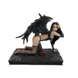  `Scratch and Dent` Gothic Raven Winged Dark Angel With 