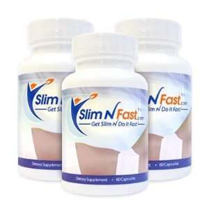 Diet Pills Acai Fat Burner SlimNFast 3 Month Supply (3 Pack) with 