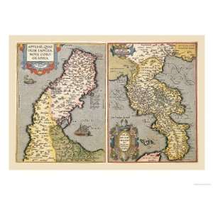   Giclee Poster Print by Abraham Ortelius, 32x24