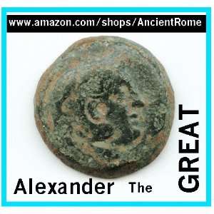  285 BC. ALEXANDER THE GREAT WEARING AN ELEPHANT Head Dress 
