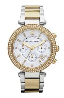 Michael Kors Crystal Bezel Chronograph Watch  