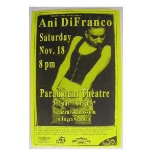 Ani Difranco Poster and Handbill Di Franco