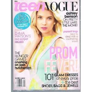 TEEN VOGUE Magazine (April 2012) Ashley Benson On Pretty Little 