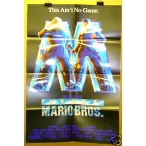  Poster Super Mario Bros Bob Hoskins J Leguizamo F55 