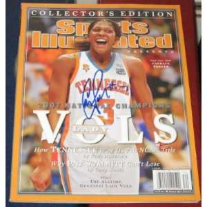 07 Candace Parker Tennessee Lady Vols SIGNED Sports Illustrated SI 