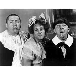 All the Worlds a Stooge, Curly Howard, Larry Fine, Moe Howard, 1941 