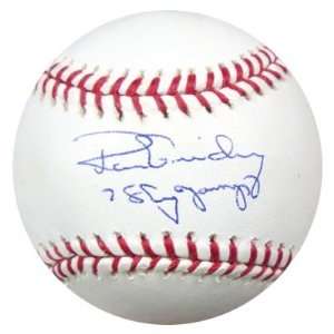   Guidry Autographed Baseball   78 Cy Young PSA DNA