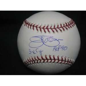 Jim Palmer 3x Cy Young HOF 90 Inscription Signed Official Major 