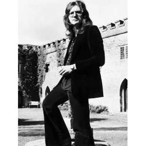 David Coverdale of Pop Group Deep Purple in the Grounds of Clearwell 