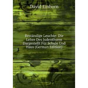   FÃ¼r Schule Und Haus (German Edition) David Einhorn Books