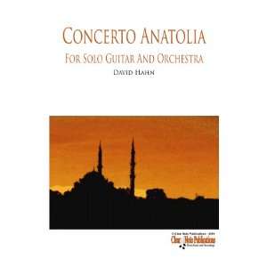 Concerto Anatolia (Guitar Concerto) David Hahn  Books