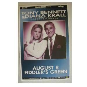 Diana Krall and Tony Bennett Handbill Poster